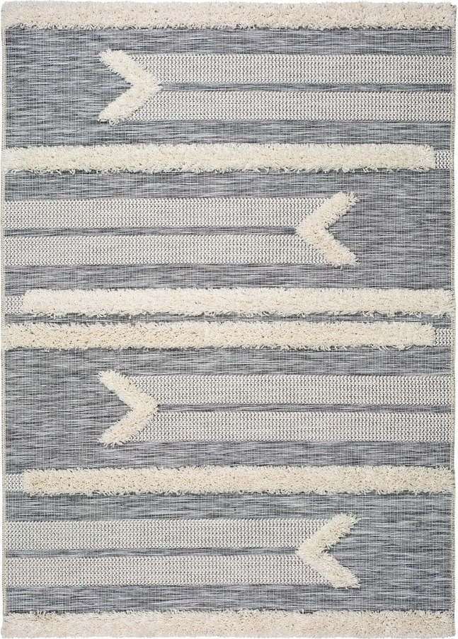 Bílo-šedý koberec Universal Cheroky Line