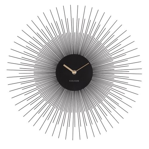 Karlsson 5817BK Designové nástěnné hodiny