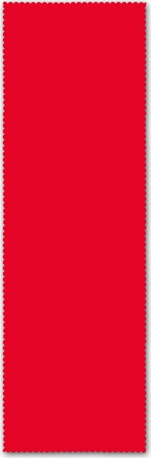 Červený běhoun na stůl 140x45 cm