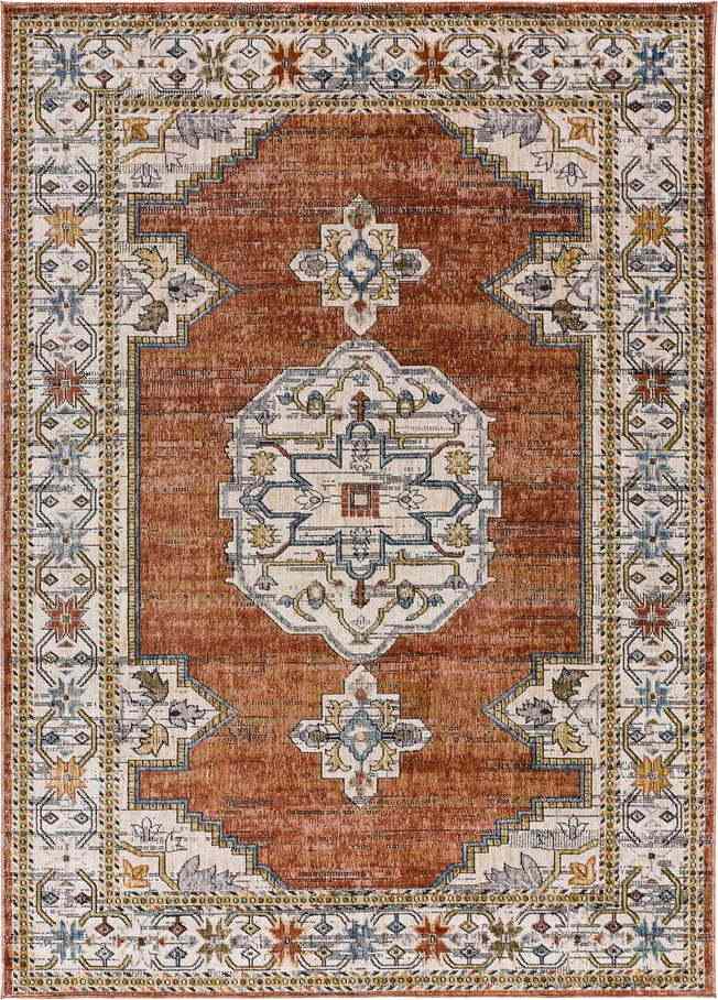 Oranžovo-béžový koberec 230x155 cm Truva