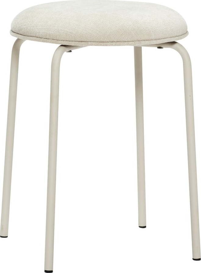 Bílá kovová stolička Hübsch