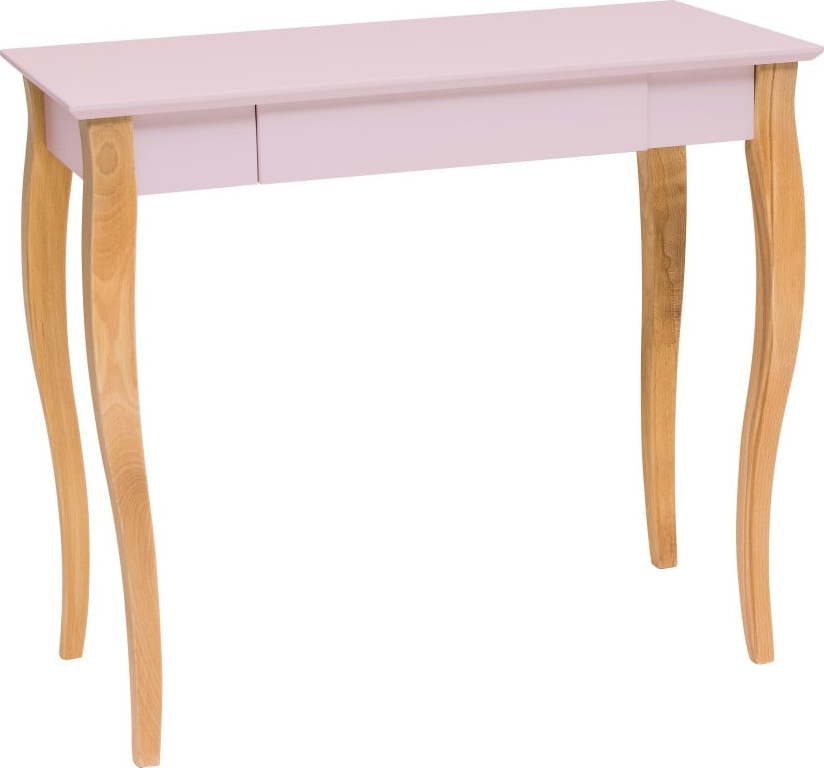 Růžový psací stůl Ragaba
