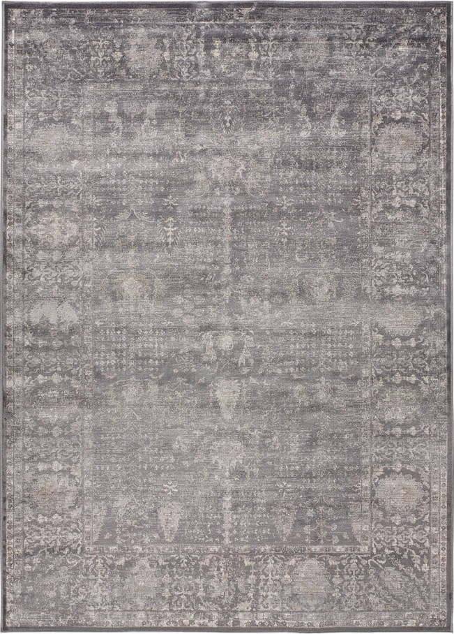Šedý koberec 170x120 cm Lara