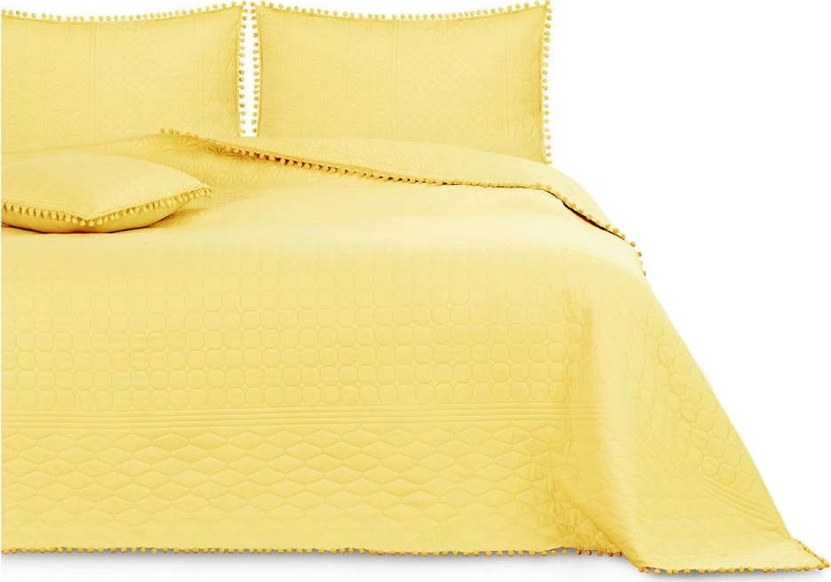 Žlutý přehoz na postel AmeliaHome
