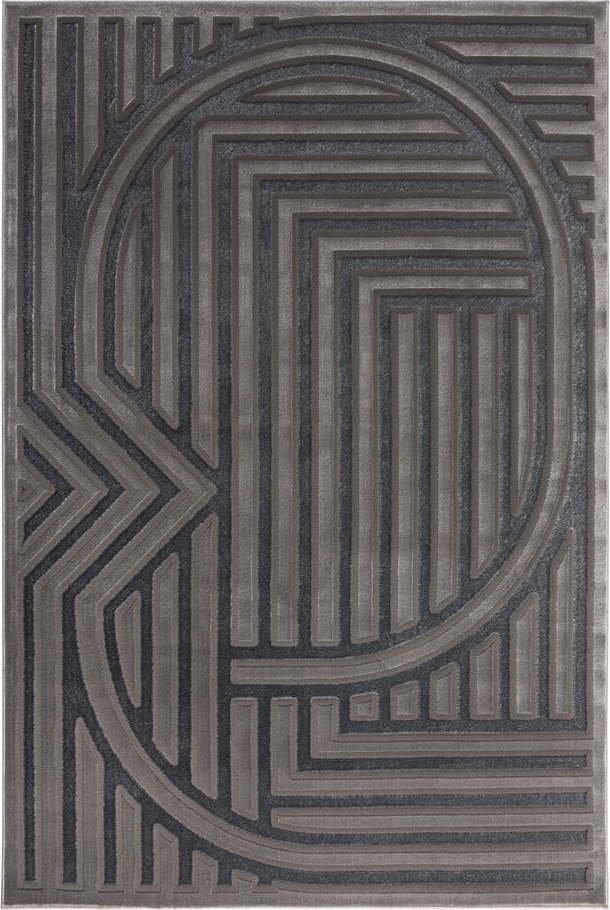 Šedý koberec 170x116 cm Eris Gatsby