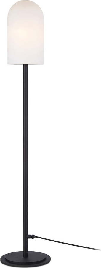 Černo-bílá stojací lampa (výška 128 cm)