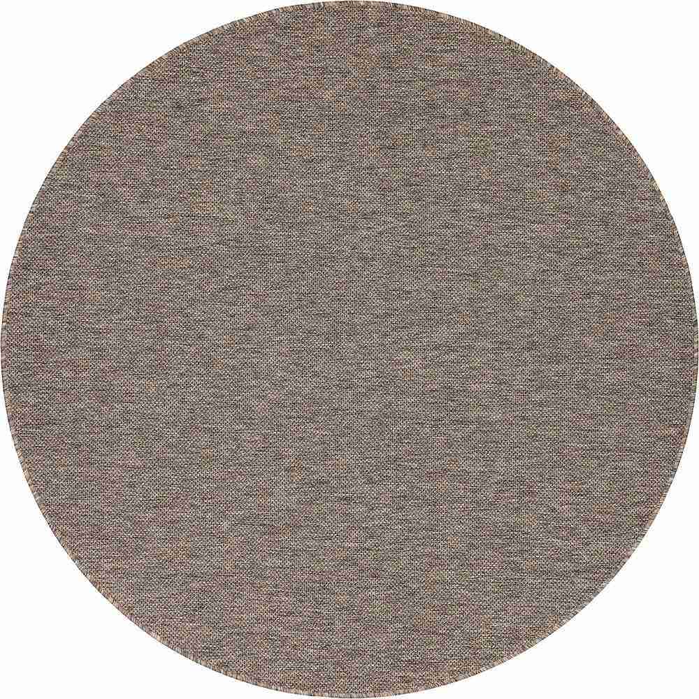 Hnědý kulatý venkovní koberec ø 160
