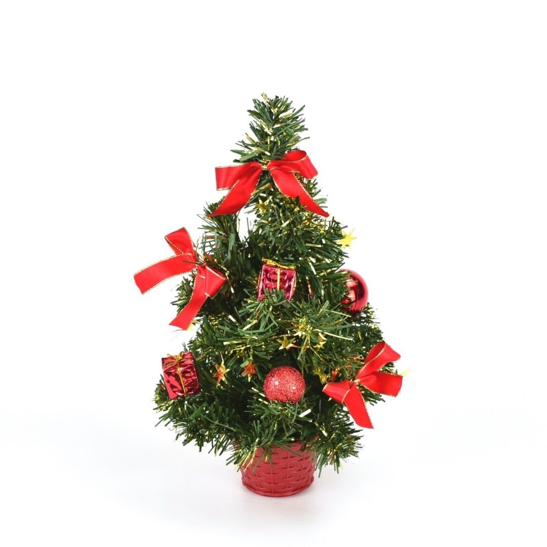 Vánoční stromek zdobený Lisa červená