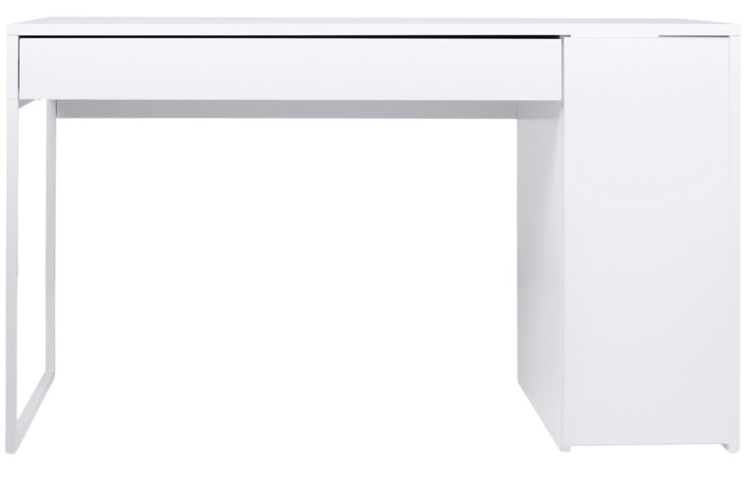 Bílý lakovaný pracovní stůl TEMAHOME Prado 130 x