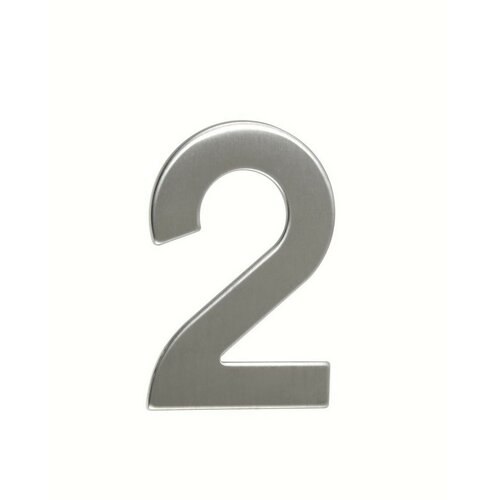 Nerezové číslo 2 v plochém „2D“