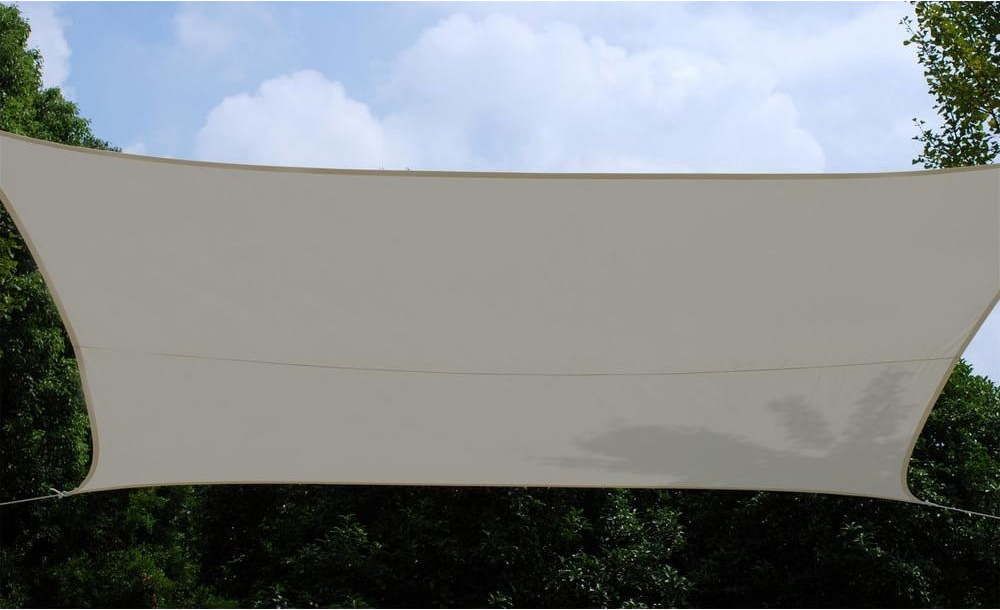 Béžová stínící plachta 500x500 cm
