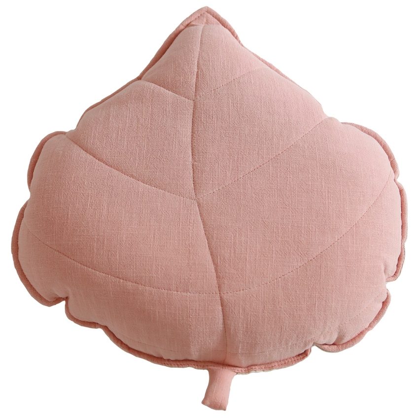 Moi Mili Pudrově růžový polštář ve tvaru