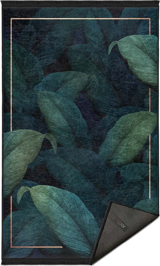 Tmavě zelený koberec 120x180 cm