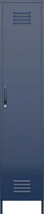 Modrá kovová skříňka 38x185 cm Bradford