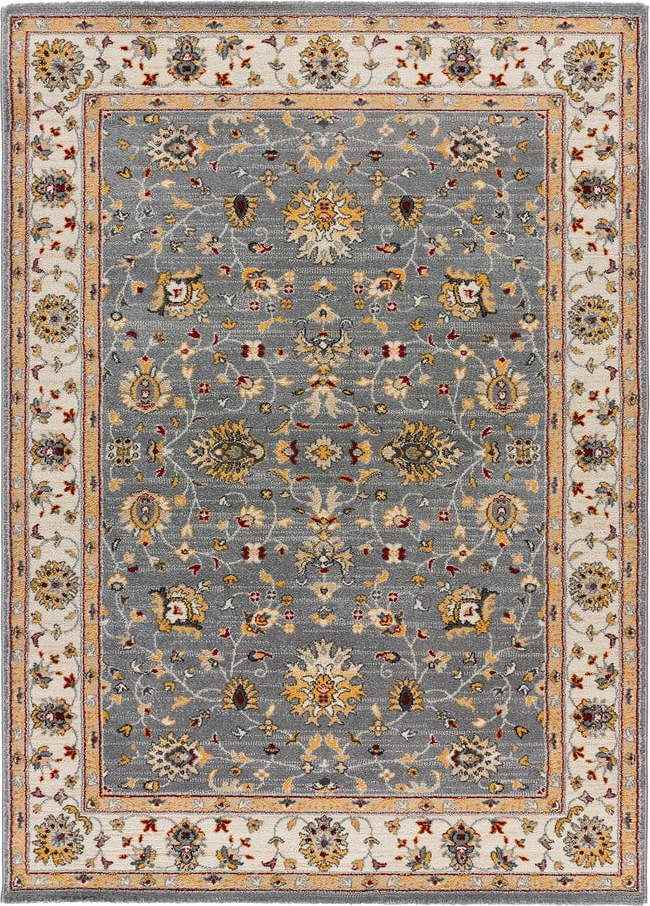 Šedo-béžový koberec běhoun 67x250 cm