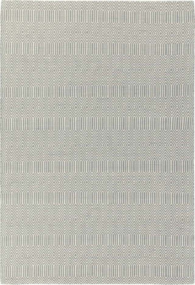 Světle šedý vlněný koberec 160x230 cm