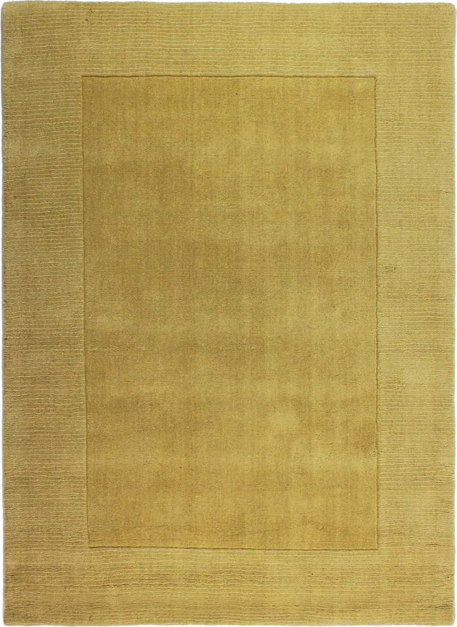 Žlutý vlněný koberec 170x120 cm Tuscany