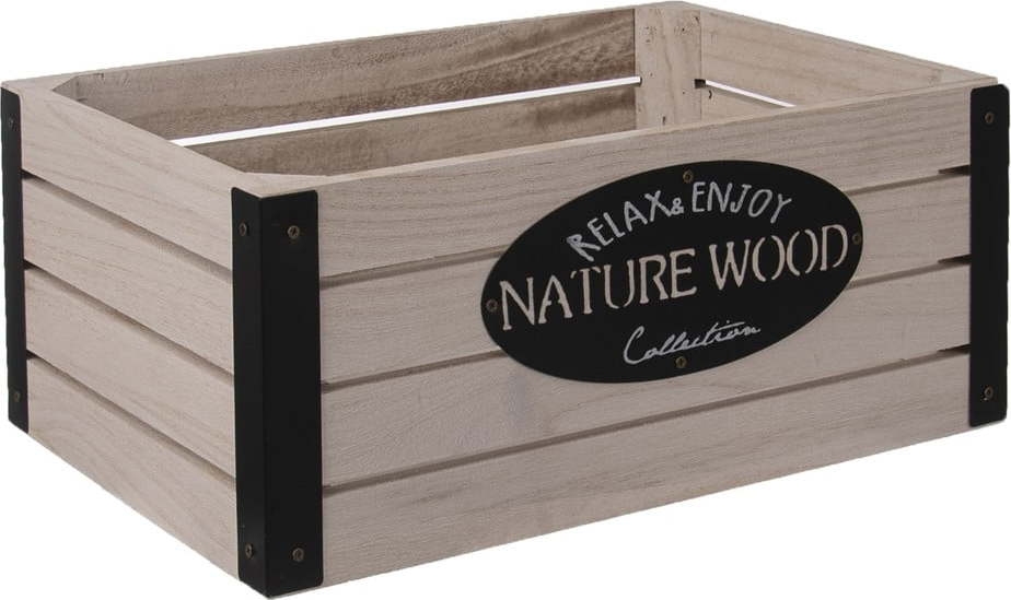 Dřevěný úložný box Rustic