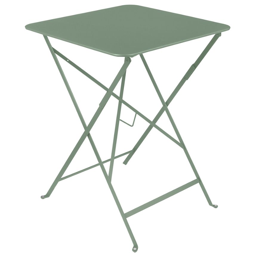 Kaktusově zelený kovový skládací stůl Fermob Bistro