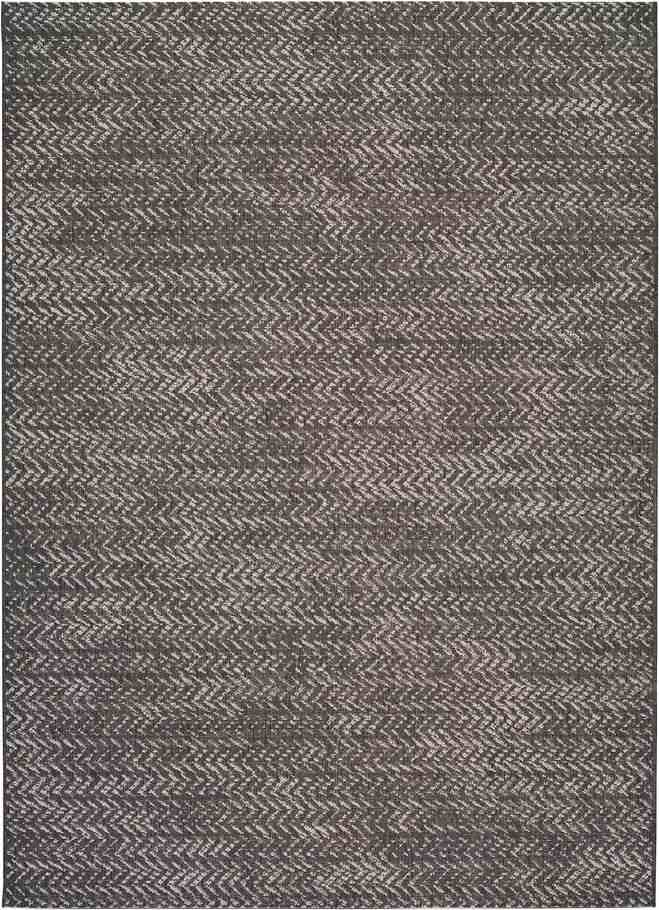 Antracitový venkovní koberec 200x290 cm
