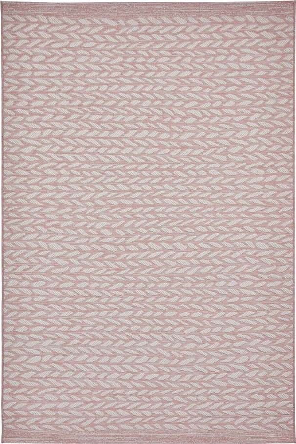 Růžový/béžový venkovní koberec 220x160 cm Coast