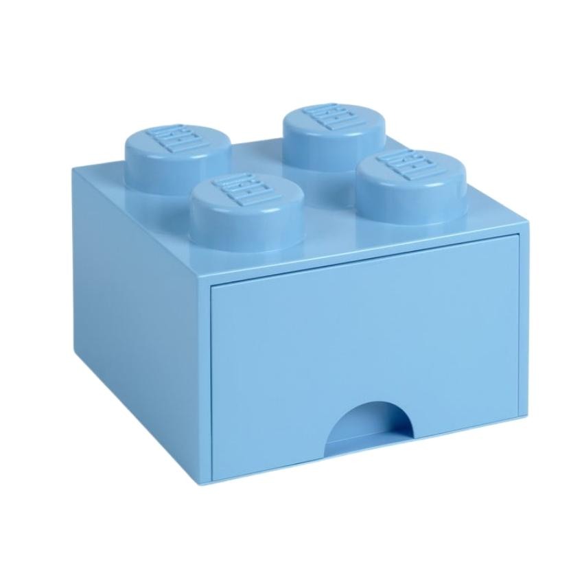 Světle modrý úložný box LEGO® Storage