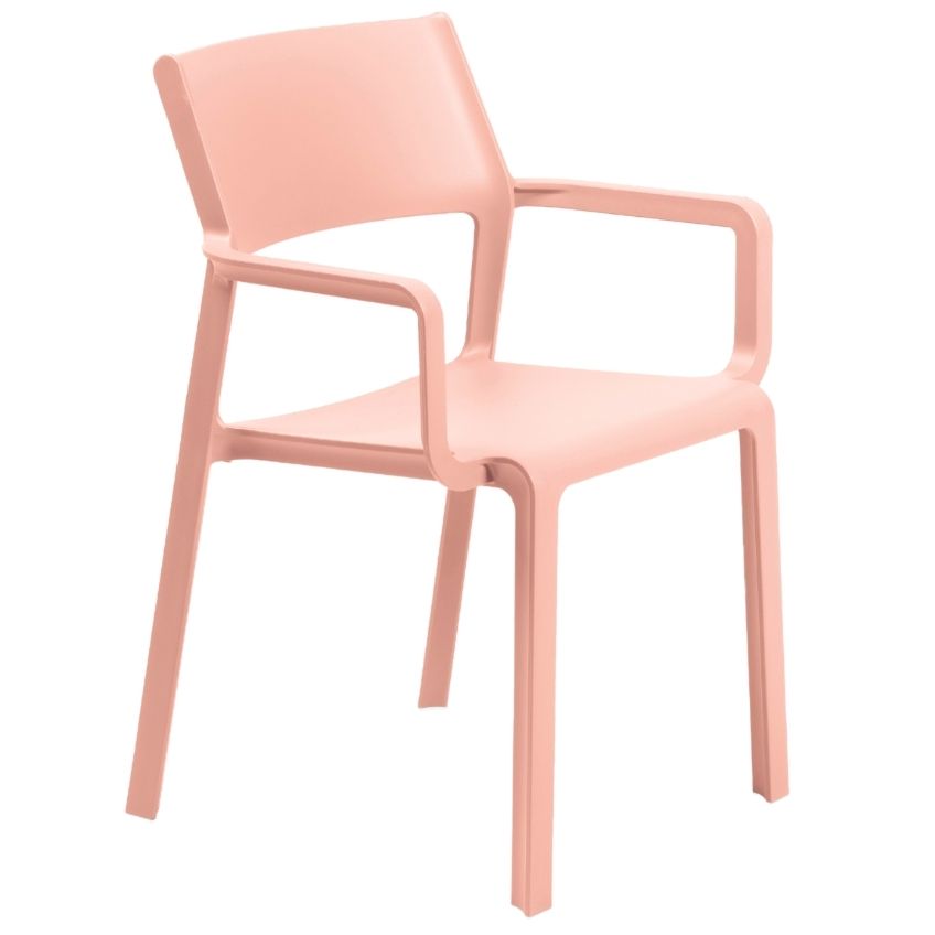 Nardi Lososově růžová plastová zahradní židle