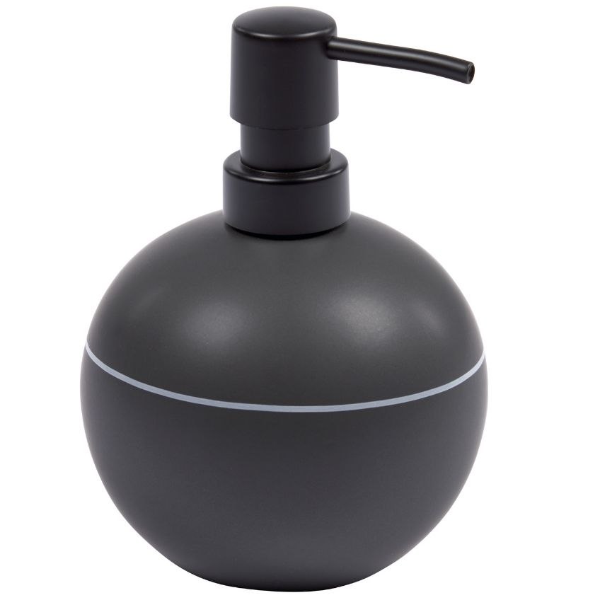 Černý keramický dávkovač na mýdlo