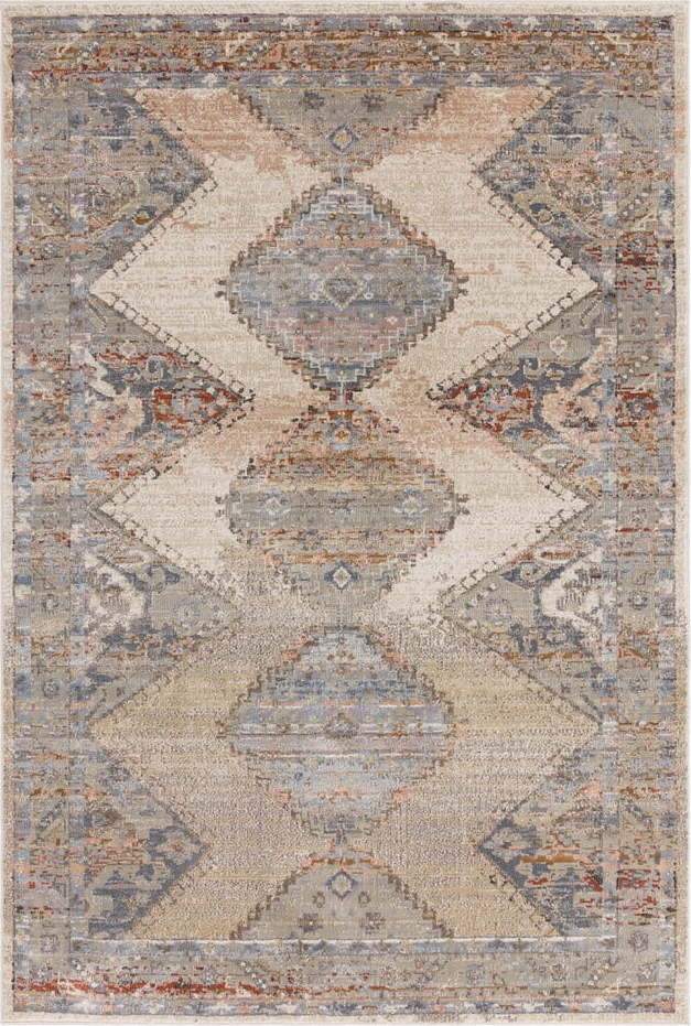 Hnědo-béžový koberec 290x195 cm Zola