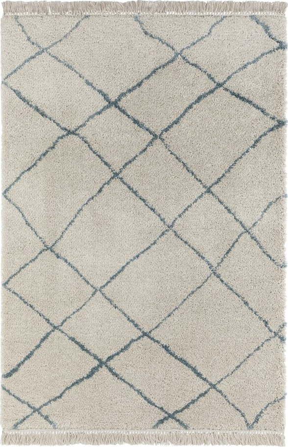 Krémovo-šedý koberec 160x230 cm Bertha