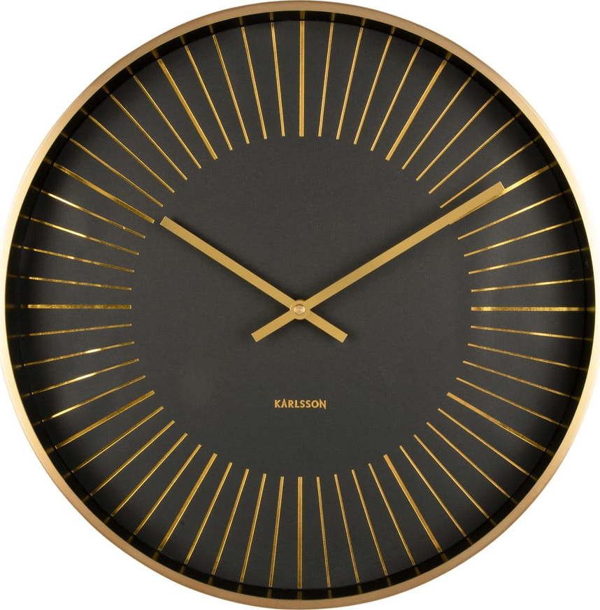 Nástěnné hodiny ø 40 cm Gold