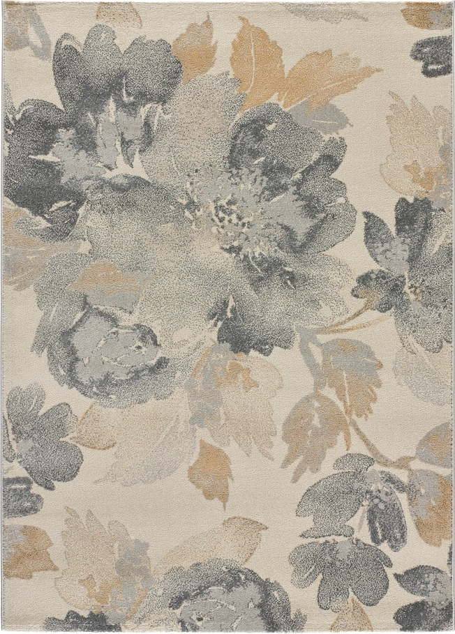 Šedo-béžový koberec 200x140 cm Flores