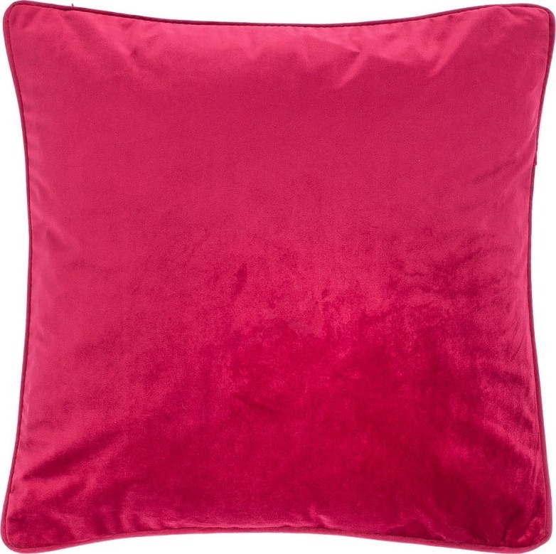 Tmavě růžový polštář Tiseco Home