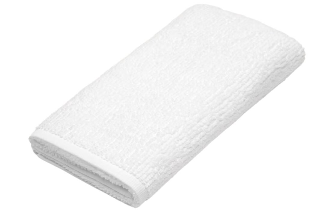 Bílý bavlněný ručník Kave Home Yeni
