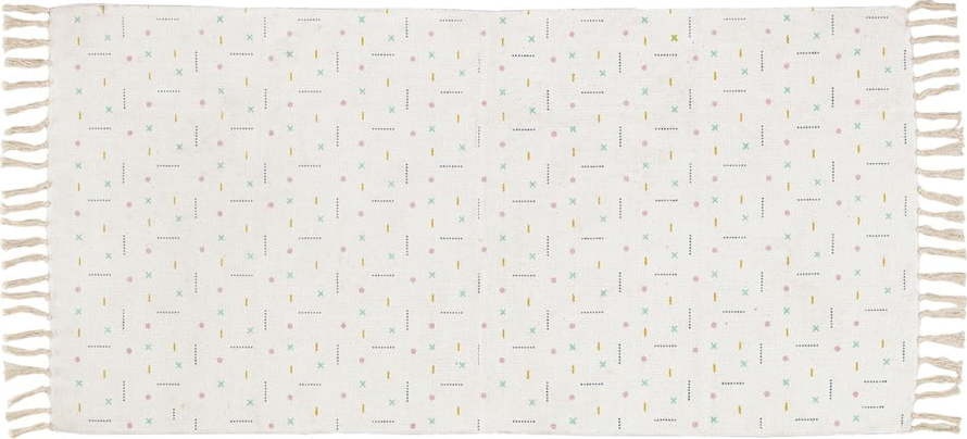 Bílý koberec 70x140 cm Alannis