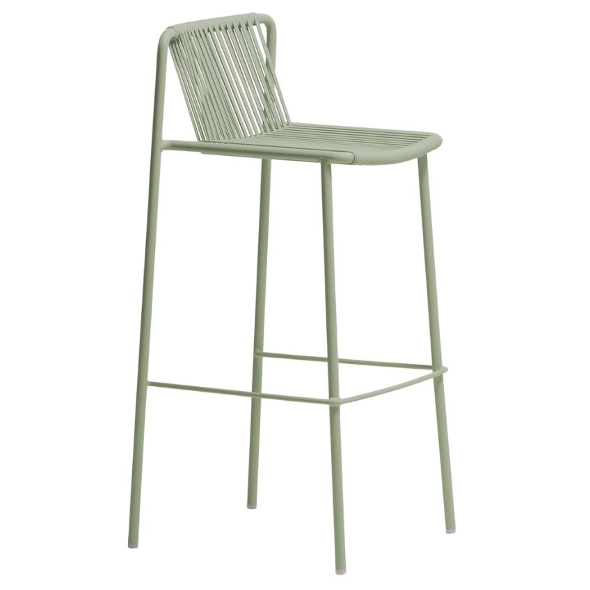 Pedrali Zelená kovová barová židle Tribeca