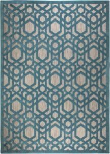 Modrý venkovní koberec 170x120 cm Oro