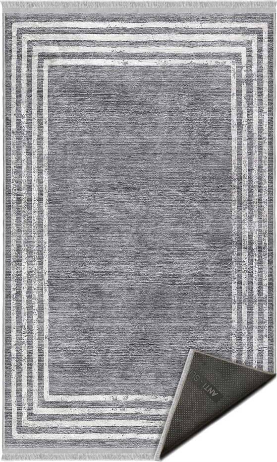 Šedý koberec 120x180 cm –