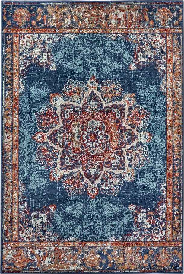 Tmavě modrý koberec 140x200 cm Orient
