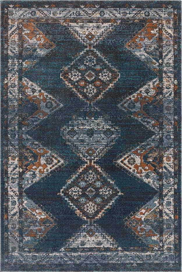 Modrý koberec 290x195 cm Zola