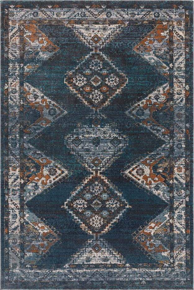 Modrý koberec 170x120 cm Zola