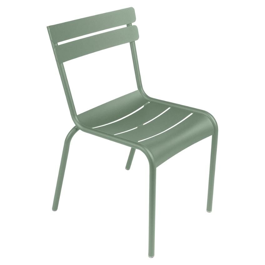 Kaktusově zelená kovová zahradní židle