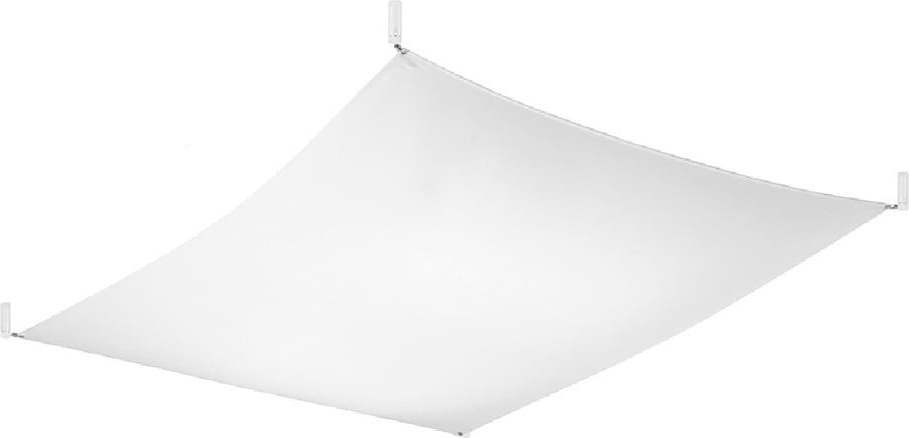 Bílé stropní svítidlo 130x105 cm Viva
