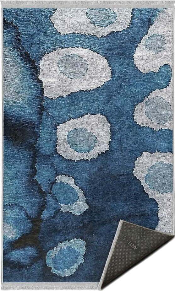 Modrý koberec 80x150 cm –