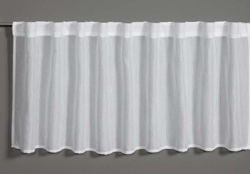 Bílá záclona 45x140 cm Jacquard-Voile