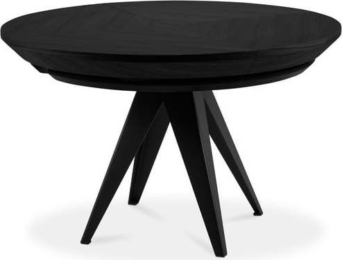 Černý rozkládací stůl z dubového dřeva Windsor &