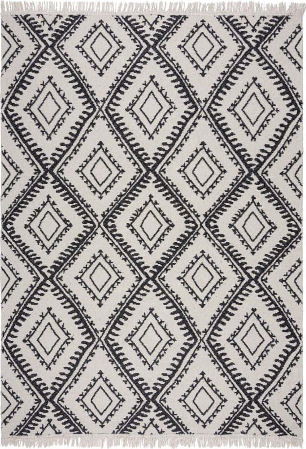 Černobílý koberec 120x170 cm Alix