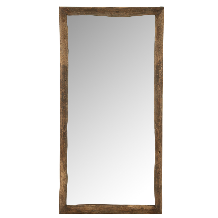 Dřevěné nástěnné zrcadlo J-line Reta 176