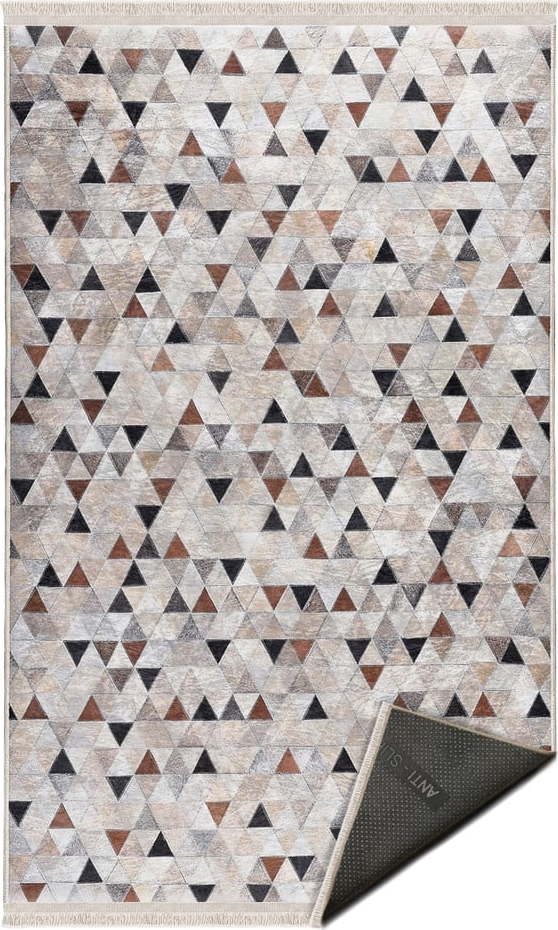 Šedo-béžový koberec 120x180 cm –