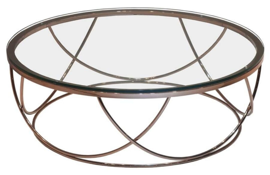 Skleněný konferenční stolek Miotto Belaria 105 cm